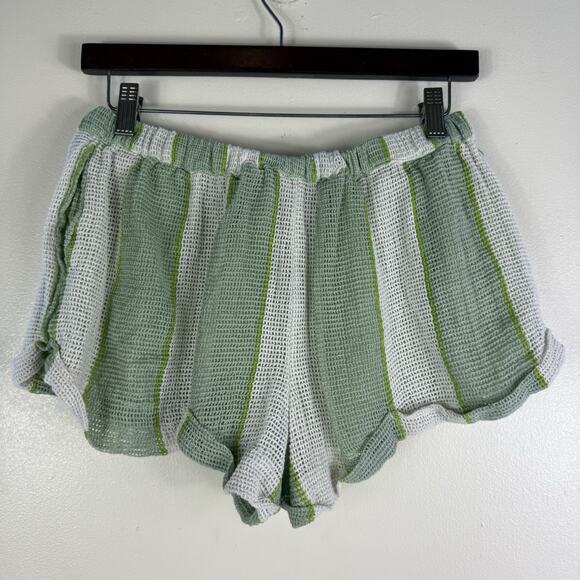 Urban Outfitters Out From Under Short Set Open Knit Beach Boardwalk Size Small - Picture 14 of 16
